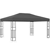 GOLINPEILO 9.8'x13.1' Gazebo, Outdoor Patio Canopy Tent, Instant Shelter Outdoor Canopy, Heavy-Du...