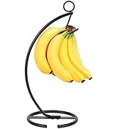 Livabber Tabletop Banana Tree Hanger, Metal Banana Holder Stand Modern Banana Storage Organizer f...