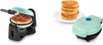 Waffle Maker + Mini Waffle Maker, Aqua