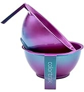 Colortrak SC Aurora Bowls, Stackable Color Bowls With Non-Slip Rubber Bottom, Easy-Pour Spout Lip...