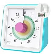 Visual Timer with Protective Case, 60-Minute Countdown Timer for Kids Autism ADHD Classroom Home ...