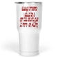 30 Oz White Large Tumbler