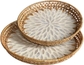 Rattan Shell Cutout (Raw Leaf Type) Set of 2