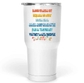 30 Oz White Large Tumbler