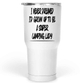 30 Oz White Large Tumbler