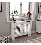 GOLINPEILO MDF Household Living Room Heater Heating Side Stand Radiator Cover Cabinet Shelf, Radi...