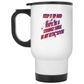 14 Oz White Travel Mug