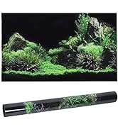 Zerodis Aquarium Poster, Seafloor Water Grass Fish Tank Background Decoration 3D PVC Self Adhesiv...