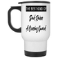 14 Oz White Travel Mug