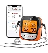 ThermoPro TP902 450-ft Wireless Meat Thermometer Digital with Dual Probe, Bluetooth Meat Thermome...