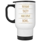 14 Oz White Travel Mug