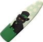 Black Luck Cat Green Floral