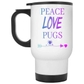 14 Oz White Travel Mug