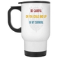 14 Oz White Travel Mug