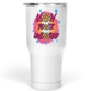 30 Oz White Large Tumbler