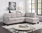 Linen Modern Sectional Sofa with Right Facing Chaise