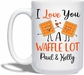 I Love You A Waffle Lot White Mug