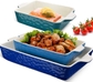 1-Blue 3 Set of Baking Dishes