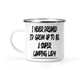 12 Oz White Camping Mug