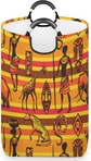 African Ethnic People Animals Pattern