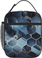 Blue Hexagons And Diamonds