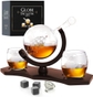 Decanter Set with 2 Globe Glasses