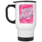 14 Oz White Travel Mug