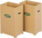 2 x 45L Dust Bins