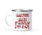 12 Oz White Camping Mug