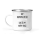 12 Oz White Camping Mug