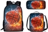 Water Fire Basketball Print