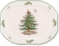 Christmas Tree Sculpted Octagonal Platter