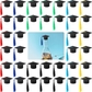 Black Cap with Colorful Tassel