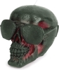 Skull Big Green Red with Glasses