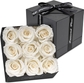 Medium White & 9 Roses