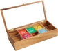 Holds 100 Tea Bags, 15.25" x 7.5" x 3.75"