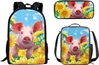 Cute Pig Sunflowers