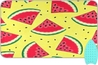 Watermelon Pieces on Yellow