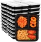 3-Compartment, 50-Pack, 32oz