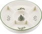 Christmas Tree 5-Section Hors D'oeuvres Low Platter