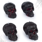 Skull Small Black, 4pcs