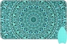 Turquoise Flower Garden Mandala