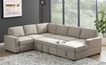 Upholstered Sectional Sofa with Storage Chaise