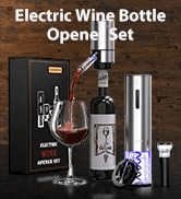 Electric Wine Opener Set, Tomeem Wine Gift Set with Rechargeable Wine Opener, Electric Wine Aerat...